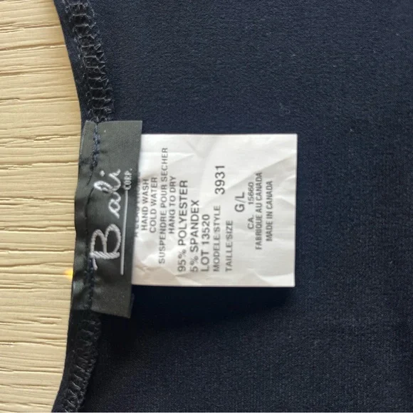 Bali Classic Navy Tank Top - Picture 4 of 4